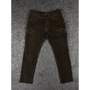 Versace Collection Trend Corduroy Pants Olive Men's Size 36x30